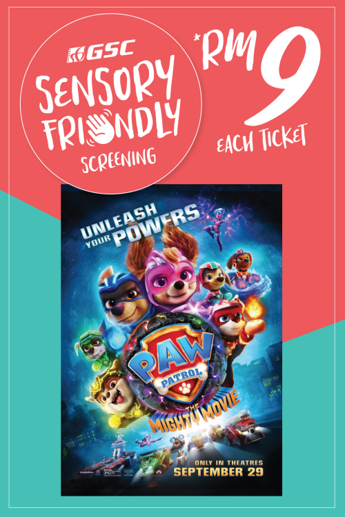 (Sensory) Paw Patrol: The Mighty Movie    movie poster — GSC Cinemas Malaysia