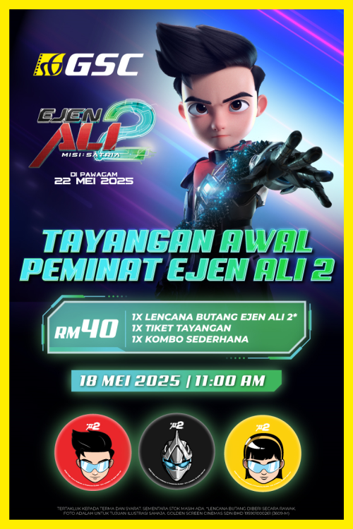 Tayangan Awal Peminat Ejen Ali 2 