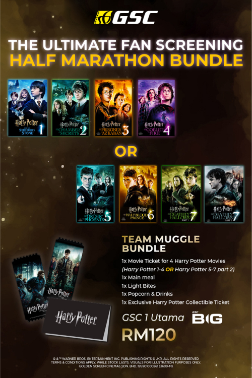 (HALF-MARATHON) Harry Potter 1-4