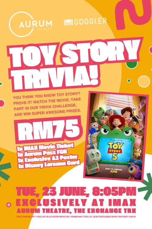 (TRIVIA) TOY STORY 5  movie poster — GSC Cinemas Malaysia