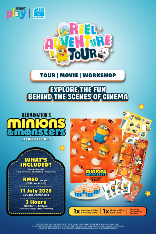 (Play Tour) Minions & Monters movie poster — GSC Cinemas Malaysia