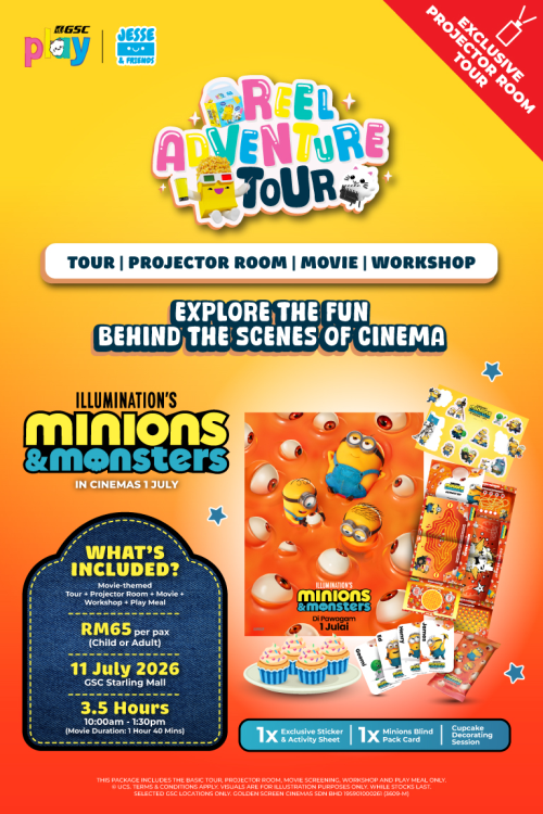 (Special Play Tour) Minions & Monsters movie poster — GSC Cinemas Malaysia