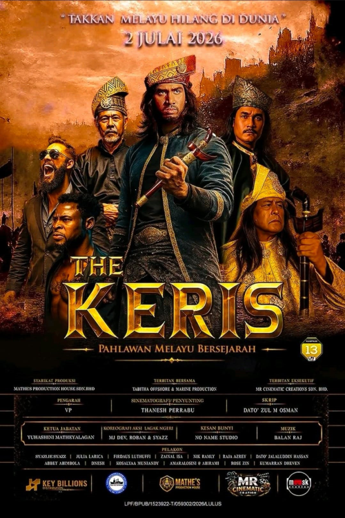 The Keris movie poster — GSC Cinemas Malaysia