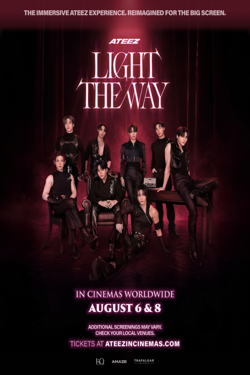 ATEEZ : LIGHT THE WAY IN CINEMAS movie poster — GSC Cinemas Malaysia