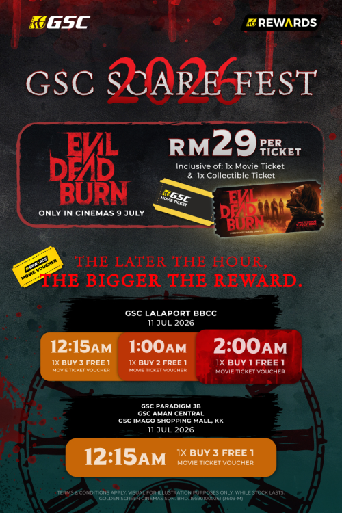 (SPECIAL) Evil Dead Burn movie poster — GSC Cinemas Malaysia