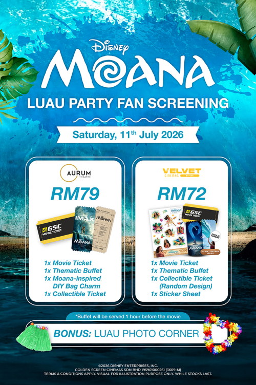 (SPECIAL) Moana movie poster — GSC Cinemas Malaysia