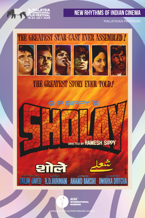 (MIFF26) Sholay movie poster — GSC Cinemas Malaysia