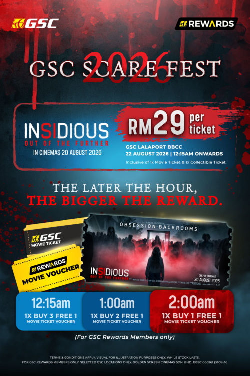 (SPECIAL) Insidious: Out of the Further movie poster — GSC Cinemas Malaysia