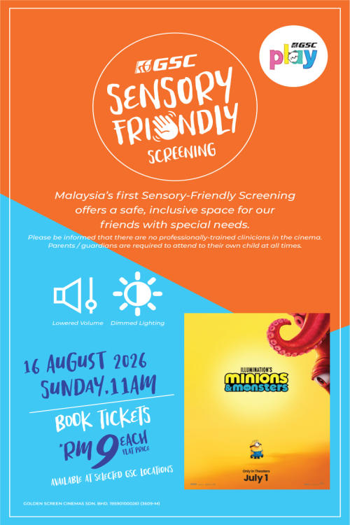 (Sensory) Minions & Monsters  movie poster — GSC Cinemas Malaysia