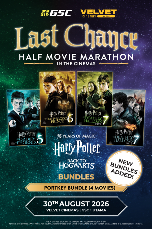 (HALF-MARATHON) Harry Potter 5-7 part2 movie poster — GSC Cinemas Malaysia