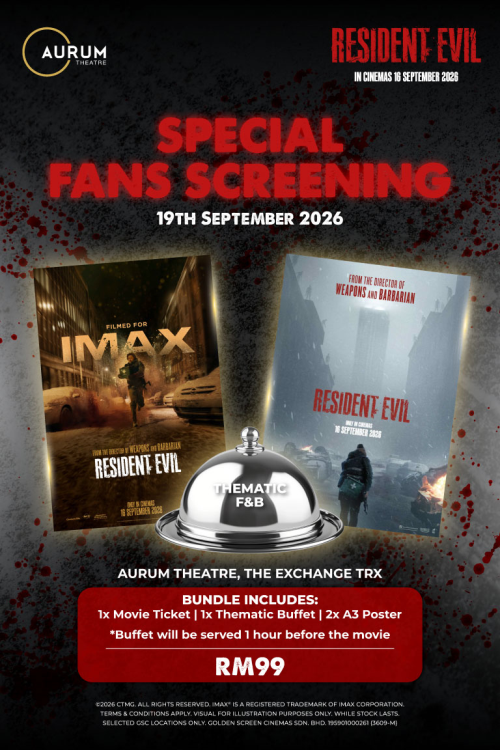 (FANS) Resident Evil movie poster — GSC Cinemas Malaysia