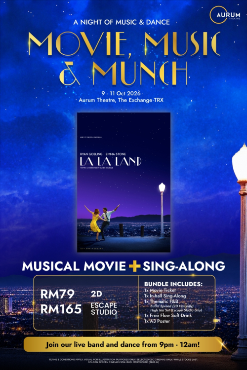 (SPECIAL) La La Land movie poster — GSC Cinemas Malaysia