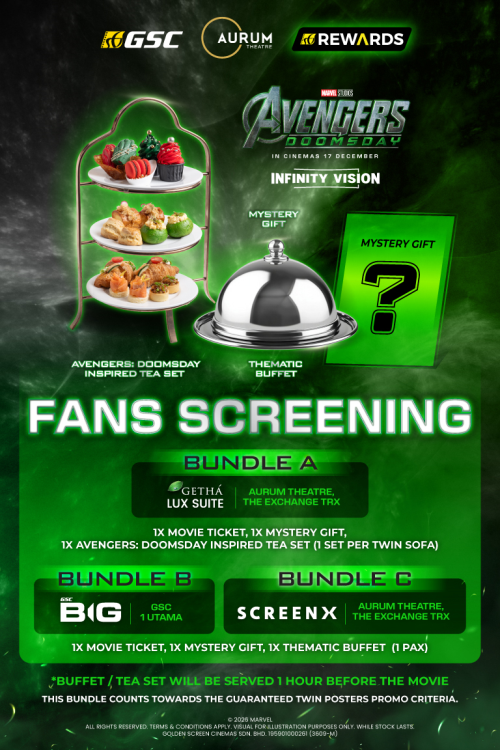(Infinity Vision) (Special) Avengers: Doomsday movie poster — GSC Cinemas Malaysia