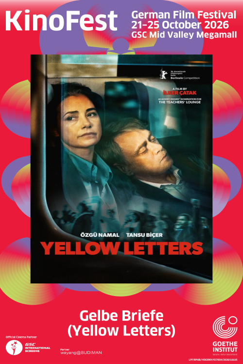 (KINOFF26) Yellow Letters (Gelbe Briefe) movie poster — GSC Cinemas Malaysia