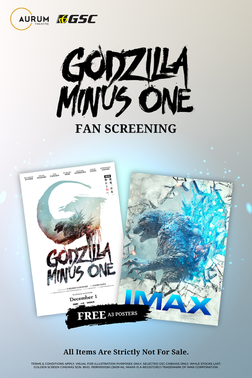 (SPECIAL) Godzilla Minus One movie poster — GSC Cinemas Malaysia