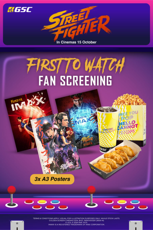 (SPECIAL) Street Fighter movie poster — GSC Cinemas Malaysia