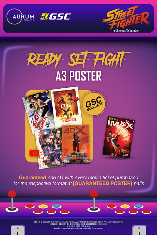 (GUARANTEED POSTER) Street Fighter movie poster — GSC Cinemas Malaysia