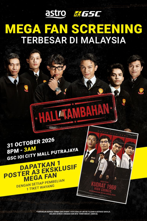 (Mega Fan) Kudrat 1968: High Council movie poster — GSC Cinemas Malaysia