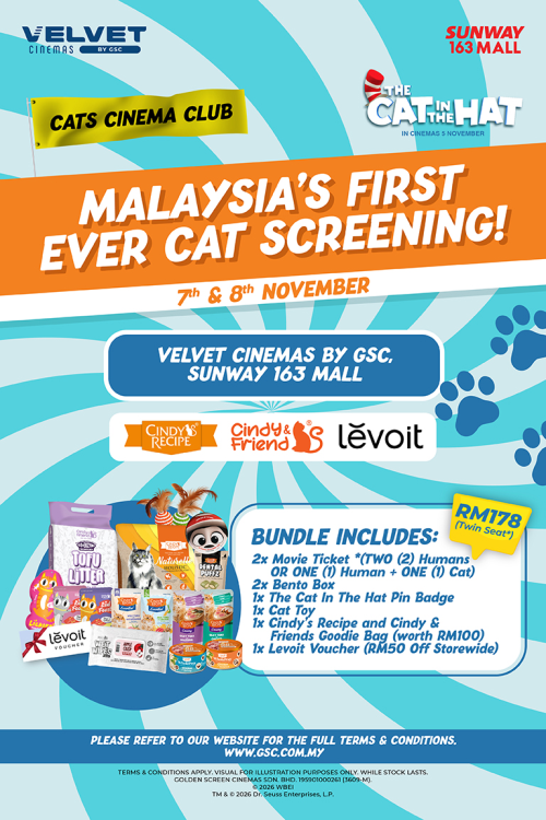 (CATS) The Cat In The Hat movie poster — GSC Cinemas Malaysia